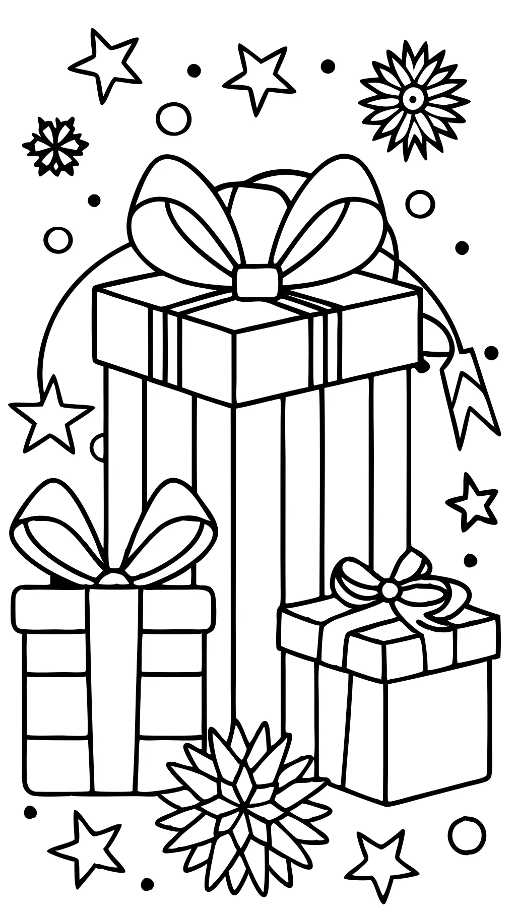 gift coloring pages